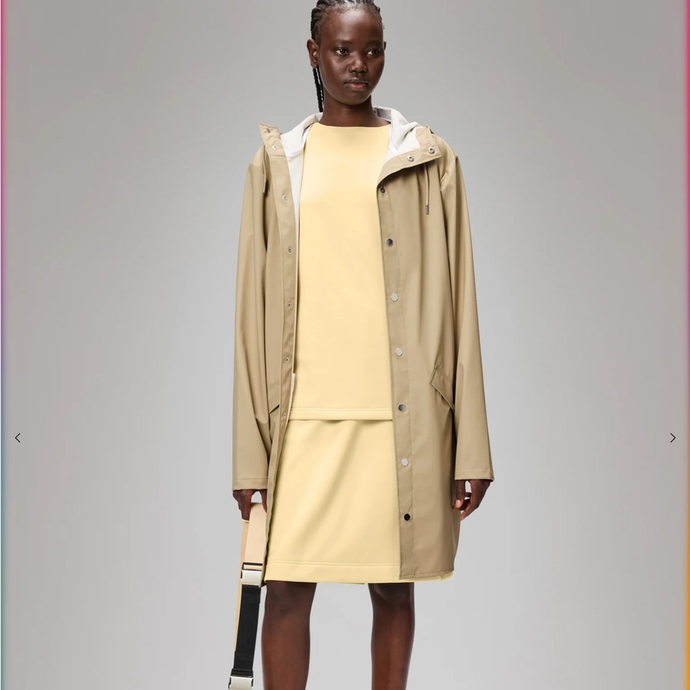 Rains Tan raincoat Minimalist Design Lightweight